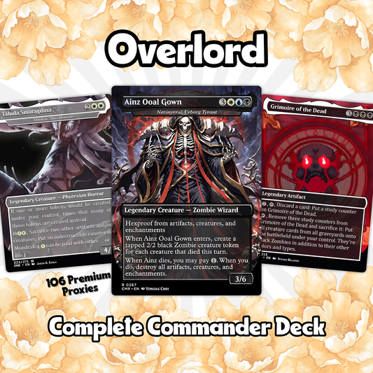 Overlord Zombie Tribal EDH Deck – Custom Anime-Inspired Deck