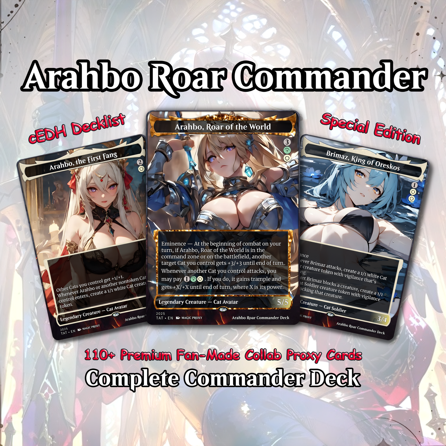 Arahbo, Roar of the World Anime Style Waifu Tribal Commander Deck Special Edition