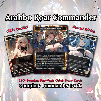 Arahbo, Roar of the World Anime Style Waifu Tribal Commander Deck Special Edition