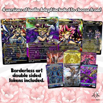 Yu-Gi-Oh MTG EDH Commander Proxy Deck - Dark Magic! - Wizards - 100 Cards, 8 Tokens - Magic - Gathering - Yugioh - Proxies - Orica