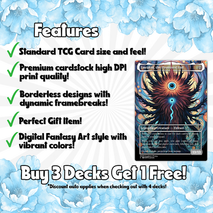 Eldrazi Proxy Deck Ulalek Abstract 100 Cards + Sideboard + Tokens | Premium Quality Custom MTG Proxies for EDH Commander