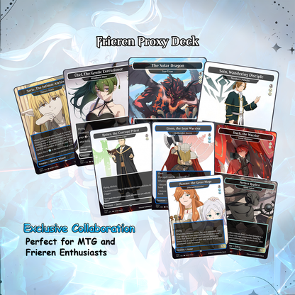 Frieren the Slayer Theme / Absolute Virtue Commander Deck / Premium Paper Proxy Deck / 100 cards + tokens / Pillowfort Theme Bracket 4 EDH Magic Deck