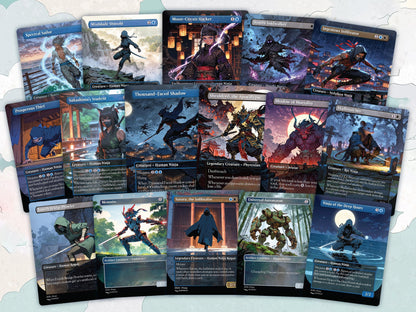 Yuriko Commander Deck Anime Style Custom MTG Cards Proxy EDH Premium High-Quality Ready to Play cEDH Beginner Friendly 100+ Cards
