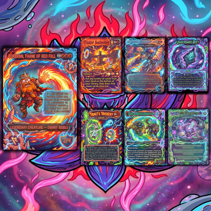 Rick and Morty Theme / Nekusar, the Mindrazer Commander Deck / Premium Paper Proxy Deck / 120 cards + tokens / Wheel Control Theme Bracket 4 EDH Magic Deck