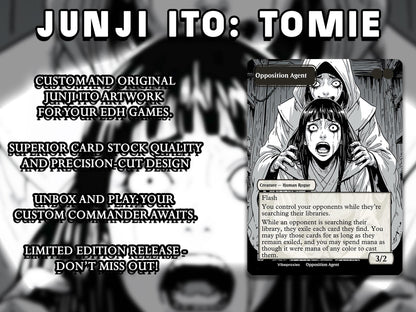 Junji Ito Deck - Tomie MTG Proxies - Commander Deck - Magic The Gathering - 100 Custom Cards Deck - CEDH