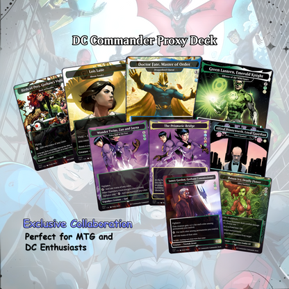 D.C Commander Deck • S.u.p.e.r.m.a.n • Forge a New Legacy in the MTG Multiverse! • Custom MTG Cards • Premium Proxy Cards • Complete EDh Deck