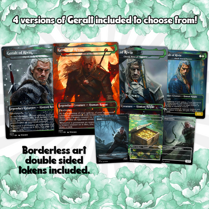 Witcher Themed Commander Deck, Golgari Control/Death Triggers, 110+ cards EDH Deck Premium Quality Proxy