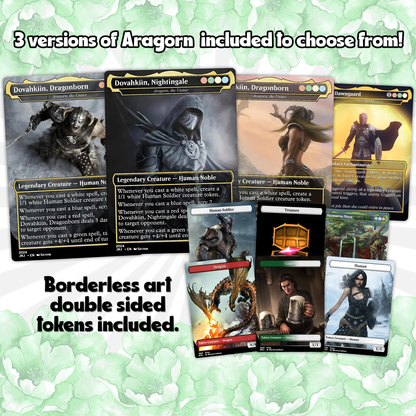 Skyrim Themed Commander Deck Proxies, Multi Colour Combo, 120+ Unique Cards, Quality Custom Card Proxy for Commander EDH