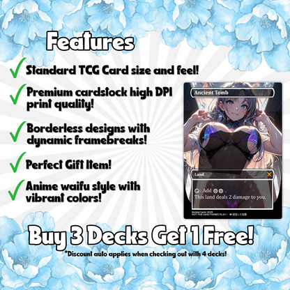 Elesh Norn Anime Style Waifu Tribal Commander Deck Special Edition Custom Proxy Deck Art For EDH High Quality Cards 108 Cards