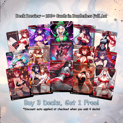 Chaos Commander Deck Zurzoth Custom MTG Cards Premium Proxy Cards Complete EDH Deck Premium Quality