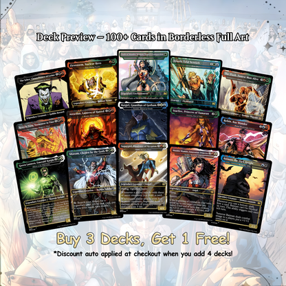 D.C Commander Deck • S.u.p.e.r.m.a.n • Forge a New Legacy in the MTG Multiverse! • Custom MTG Cards • Premium Proxy Cards • Complete EDh Deck