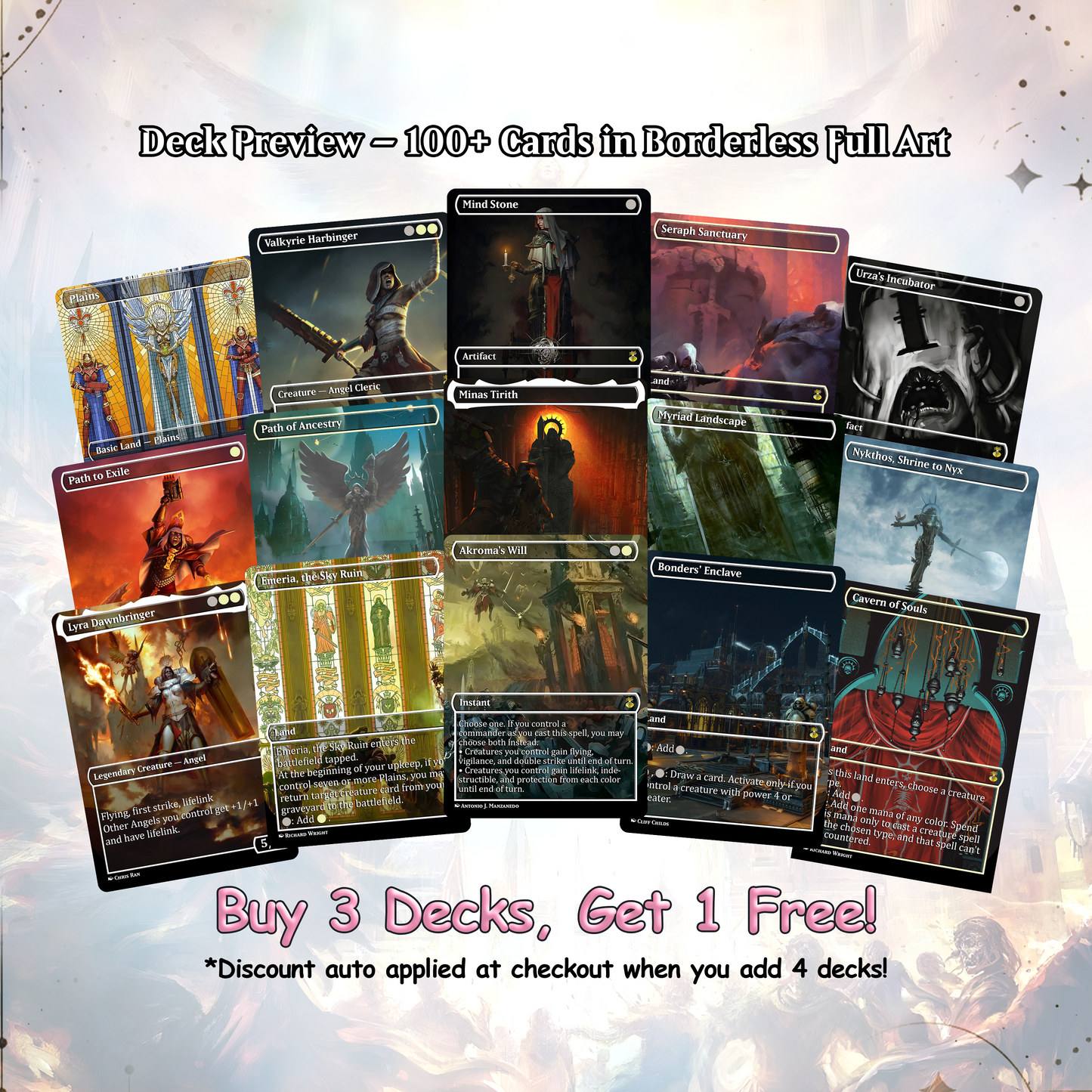 Heaven’s Wrath – Giada’s Space Nun Angel Crusade | Custom EDH Commander Deck