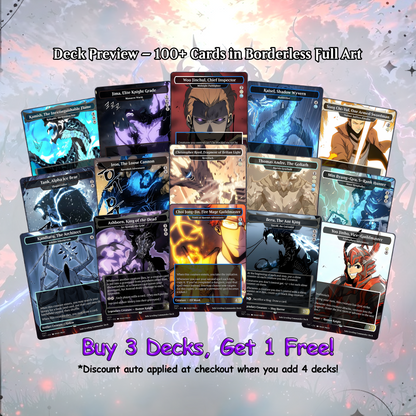 Solo Leveling Proxy EDH | Jinwoo Sung Commander | Anime-Inspired Custom MTG Cards