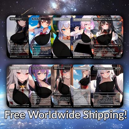 Orzhov Token Anime Style Waifu Tribal Commander Deck Special Edition Custom Proxy Deck Art For EDH High Quality Cards 108 Cards