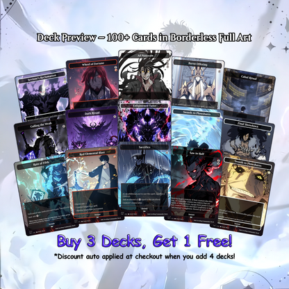 Solo Leveling Commander Deck • Solo Leveling Proxy Card • Custom Mtg Proxies • Mtg Proxy • Mtg Deck Box