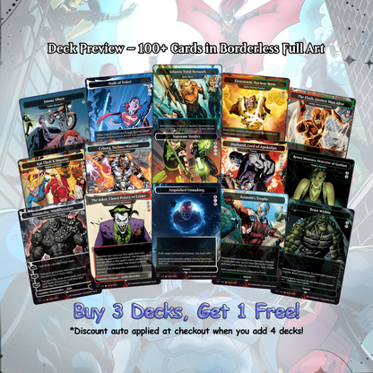 D.C Commander Deck • S.u.p.e.r.m.a.n • Forge a New Legacy in the MTG Multiverse! • Custom MTG Cards • Premium Proxy Cards • Complete EDh Deck