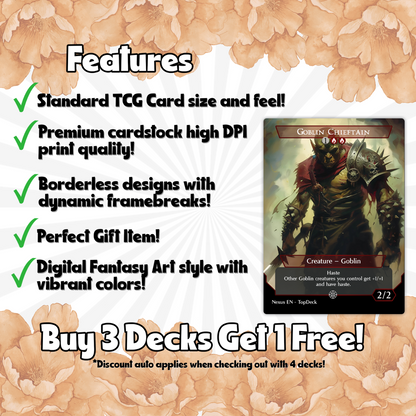 Krenko Goblin - Commander EDH Deck - With Tokens - MTG Full Proxy Deck, Altered Cards cEDH