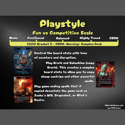 Krark Commander Coin Flip Deck – Custom Cards for Casual Play