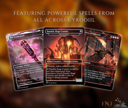 Oblivion Themed Commander Deck Proxies, Rakdos Madness, 100+ Unique Cards, Quality Custom Card Proxy Replicas for Commander EDH