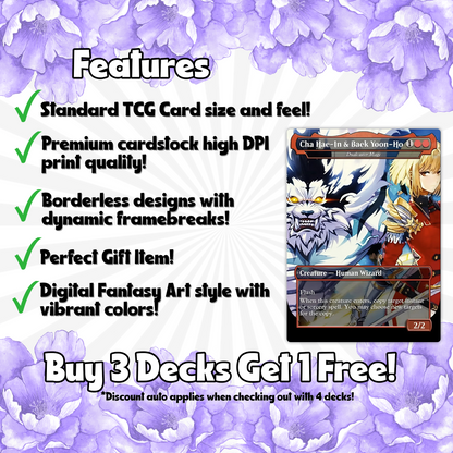 Solo Leveling Commander Deck • Solo Leveling Proxy Card • Custom Mtg Proxies • Mtg Proxy • Mtg Deck Box