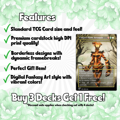 Skyrim Themed Commander Deck Proxies, Multi Colour Combo, 120+ Unique Cards, Quality Custom Card Proxy for Commander EDH