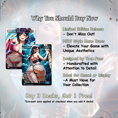 Curse Tribal Anime Waifu Ready to Play Proxy Commander Deck Custom Proxy EDH Curse Tribal English High Quality Cards