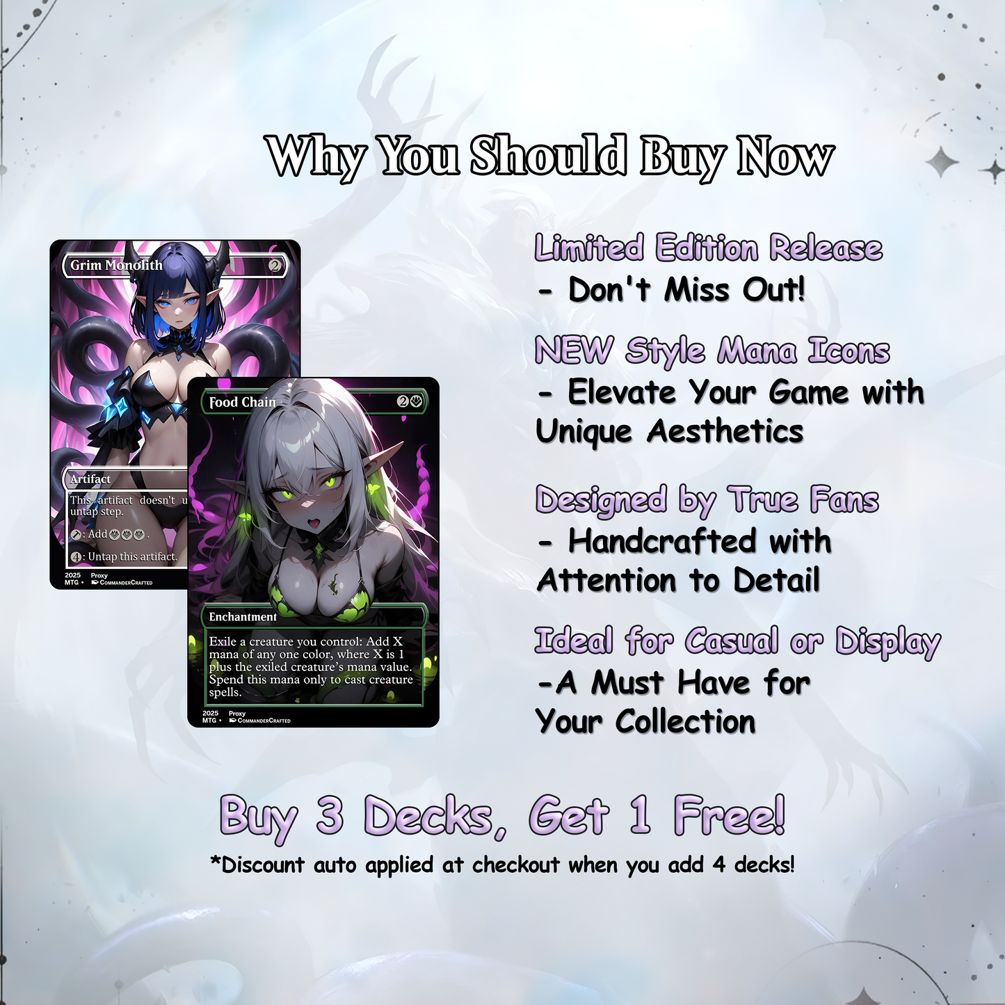 Eldrazi Tribal Commander Deck Ulalek, fused atrocity Complete EDH Deck Proxy Deck