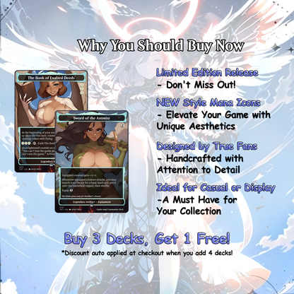Giada Angels Tribal - Full MTG Proxy Commander EDH Deck - 108 cards - Tokens included - Waifu Anime Girls
