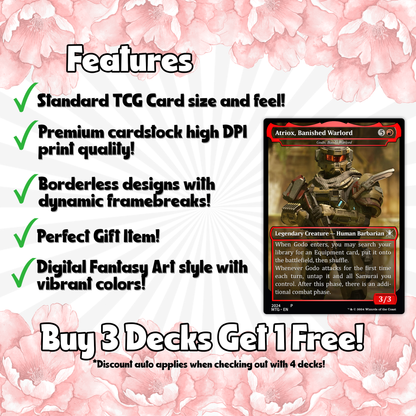 Halo Infinite Commander Deck • Halo Infinite themed Mtg Proxy Deck • H.a.l.o. A.r.m.o.r. • Mtg Deck Box •Proxy Custom Card •MTG Proxy Cards •Edh Deck