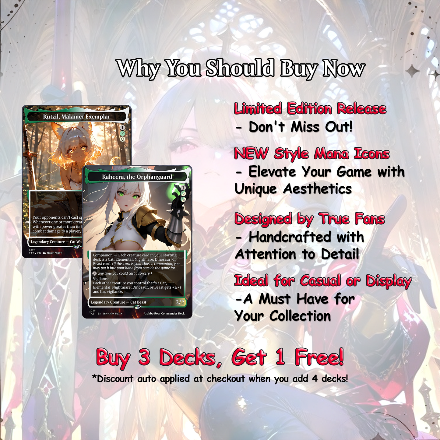 Arahbo, Roar of the World Anime Style Waifu Tribal Commander Deck Special Edition