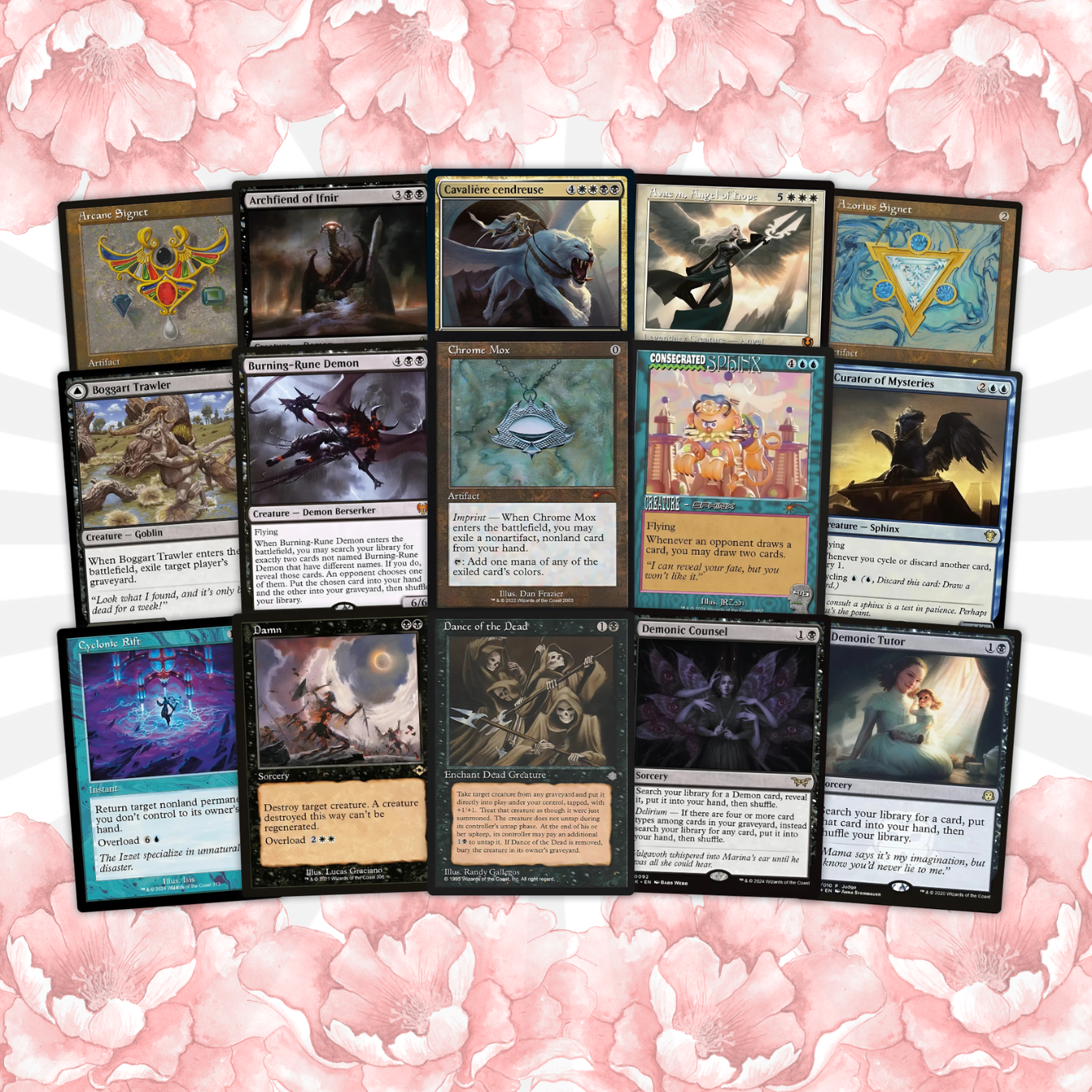 MTG Commander Deck EDH Deck Hashaton, Scrab's Fist 100 Magic Cards Custom Deck Esper Discard Aetherdrift