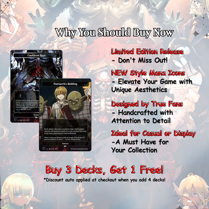 Overlord Zombie Tribal EDH Deck – Custom Anime-Inspired Deck