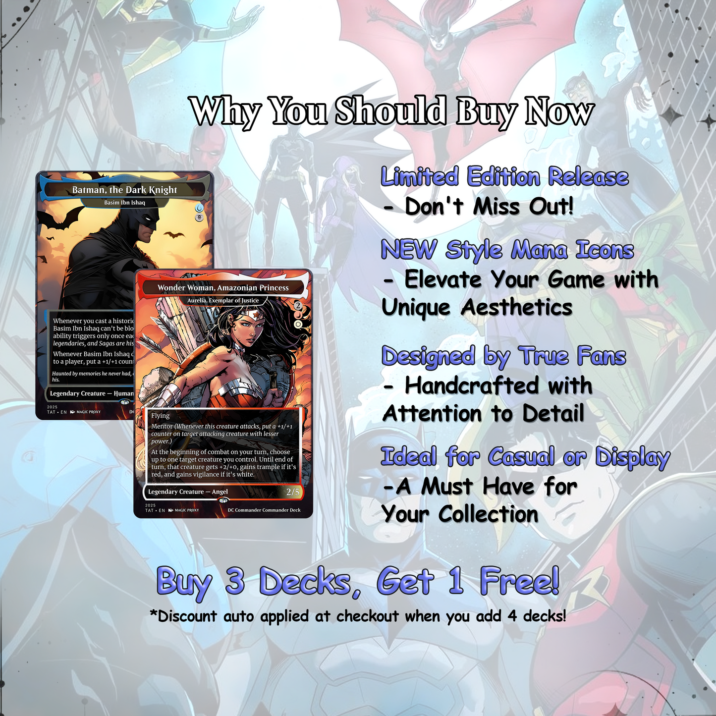 D.C Commander Deck • S.u.p.e.r.m.a.n • Forge a New Legacy in the MTG Multiverse! • Custom MTG Cards • Premium Proxy Cards • Complete EDh Deck