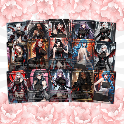 Vampire Tribal Anime Waifu Proxy Commander Deck Custom Proxy EDH High Quality Cards