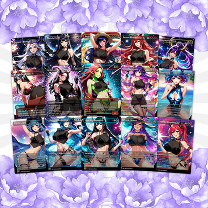 Curse Tribal Anime Waifu Ready to Play Proxy Commander Deck Custom Proxy EDH Curse Tribal English High Quality Cards