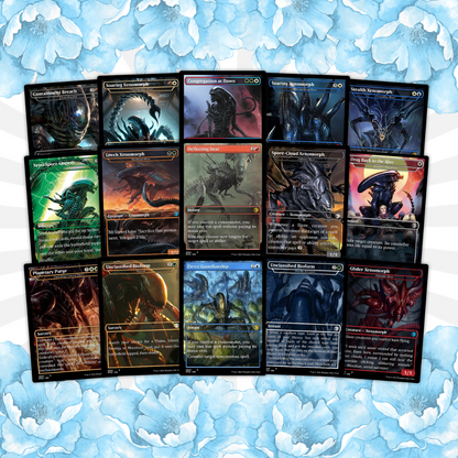 Alien Commander Deck • Alien Mtg Proxy Deck • Mtg Commander Deck • Custom MTG card • Magic The Gathering • Mtg Proxy Commander