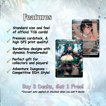 Arahbo, Roar of the World Anime Style Waifu Tribal Commander Deck Special Edition