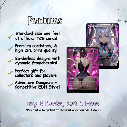 Eldrazi Tribal Commander Deck Ulalek, fused atrocity Complete EDH Deck Proxy Deck