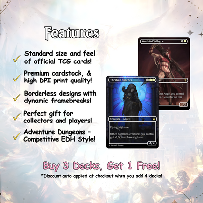 Heaven’s Wrath – Giada’s Space Nun Angel Crusade | Custom EDH Commander Deck