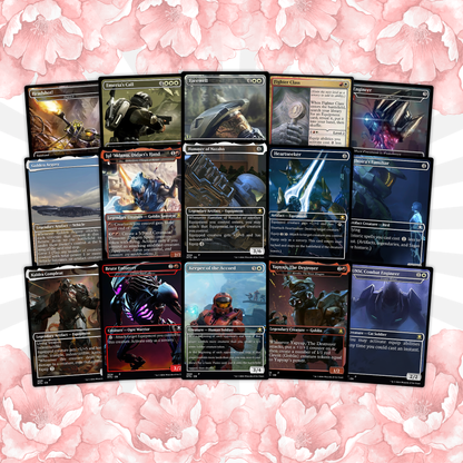 Halo Infinite Commander Deck • Halo Infinite themed Mtg Proxy Deck • H.a.l.o. A.r.m.o.r. • Mtg Deck Box •Proxy Custom Card •MTG Proxy Cards •Edh Deck