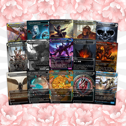 Diablo Themed Commander Deck Proxies, Demon Tribal/Reanimation, High Quality Custom Card Proxy