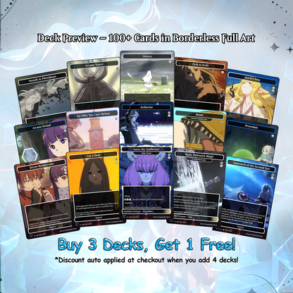 Frieren the Slayer Theme / Absolute Virtue Commander Deck / Premium Paper Proxy Deck / 100 cards + tokens / Pillowfort Theme Bracket 4 EDH Magic Deck