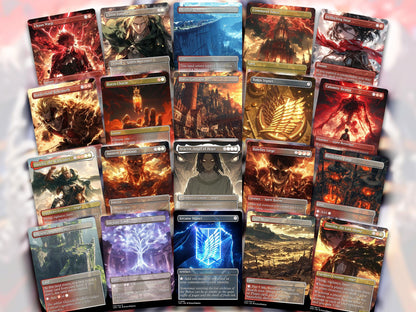 Attack on Titan MTG Deck - KALEMNE EDH Premium Custom Competitive 100+ Cards