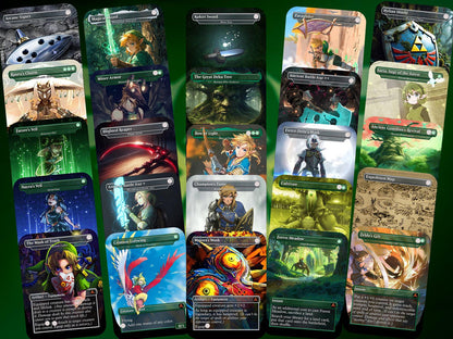 Ultimate Zelda MTG Commander Link EDH Proxy Deck