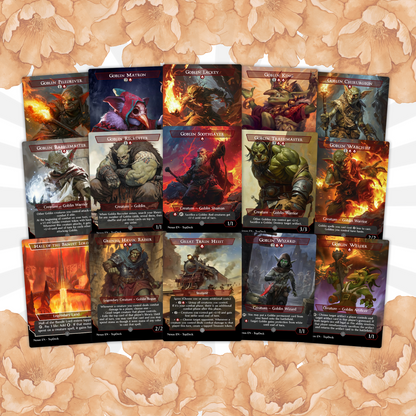 Krenko Goblin - Commander EDH Deck - With Tokens - MTG Full Proxy Deck, Altered Cards cEDH