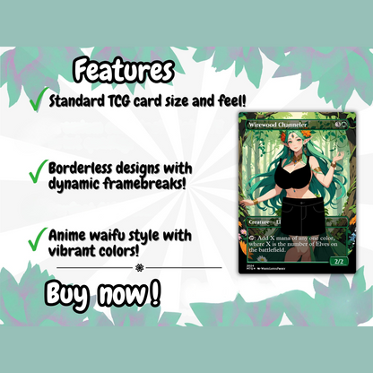 Lathril Blade of the Elves Anime Waifu Ready to Play Proxy Commander Deck Custom Proxy EDH Elf Tribal Elves High Quality Cards