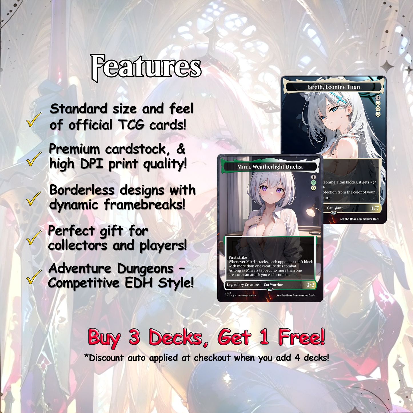 Arahbo, Roar of the World Anime Style Waifu Tribal Commander Deck Special Edition