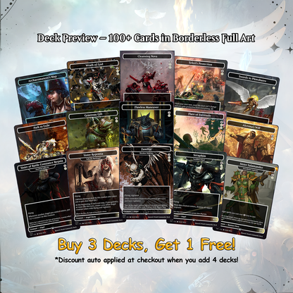 Heaven’s Wrath cEDH Deck - Heaven’s Wrath Magic Commander - Magic Proxy Deck with 160+ Unique Cards - Custom Cards MTG Proxy for Casual Play