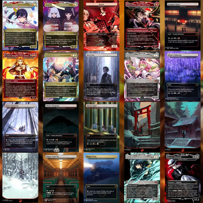 Demon Slayer Theme / Kimetsu no Yaiba Commander Deck / Premium Paper Proxy Deck / 100 cards + tokens / Combat Trigger Theme Bracket 4 EDH Magic Deck