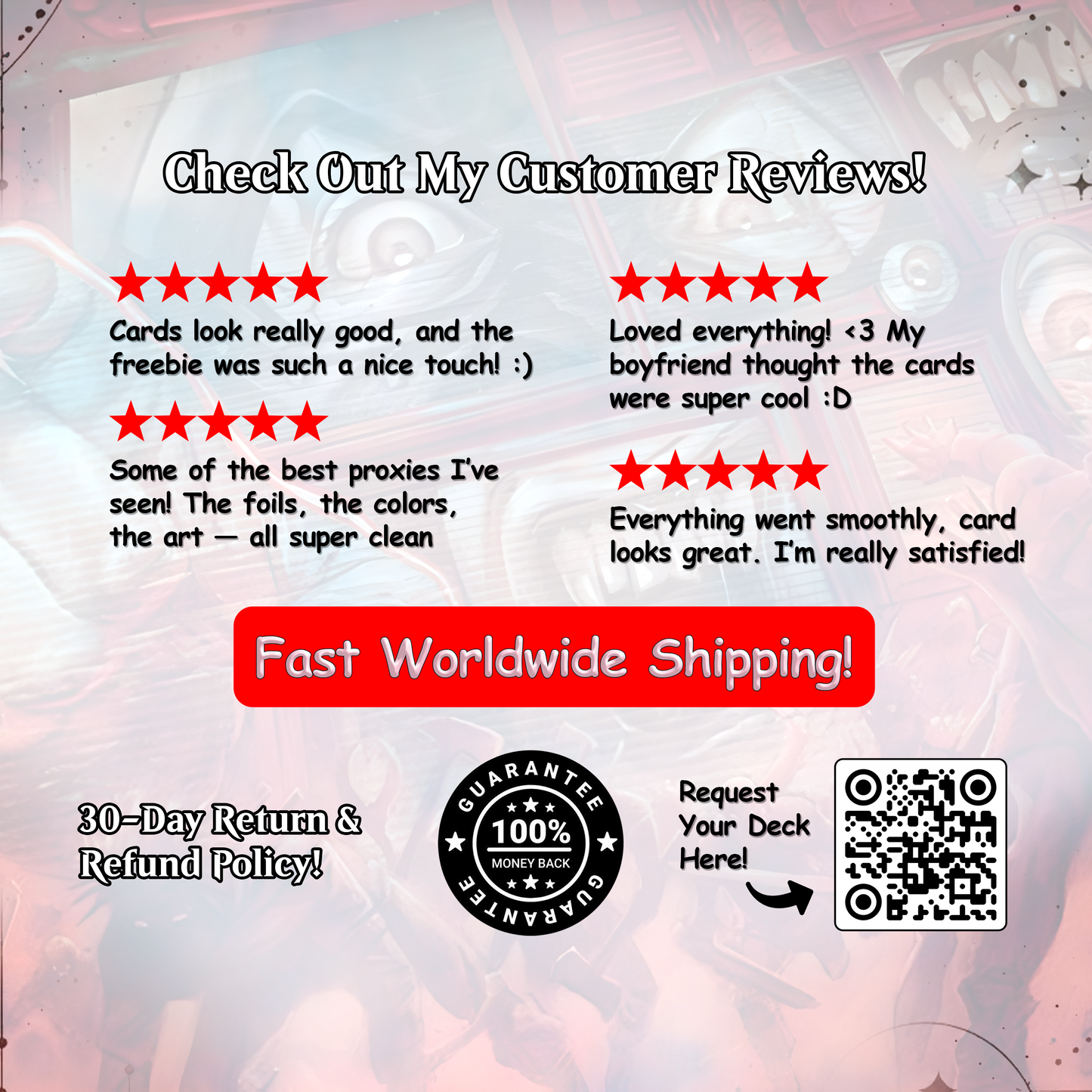 Burn Commander Deck The Lord of Pain Complete EDH Deck Proxy Deck